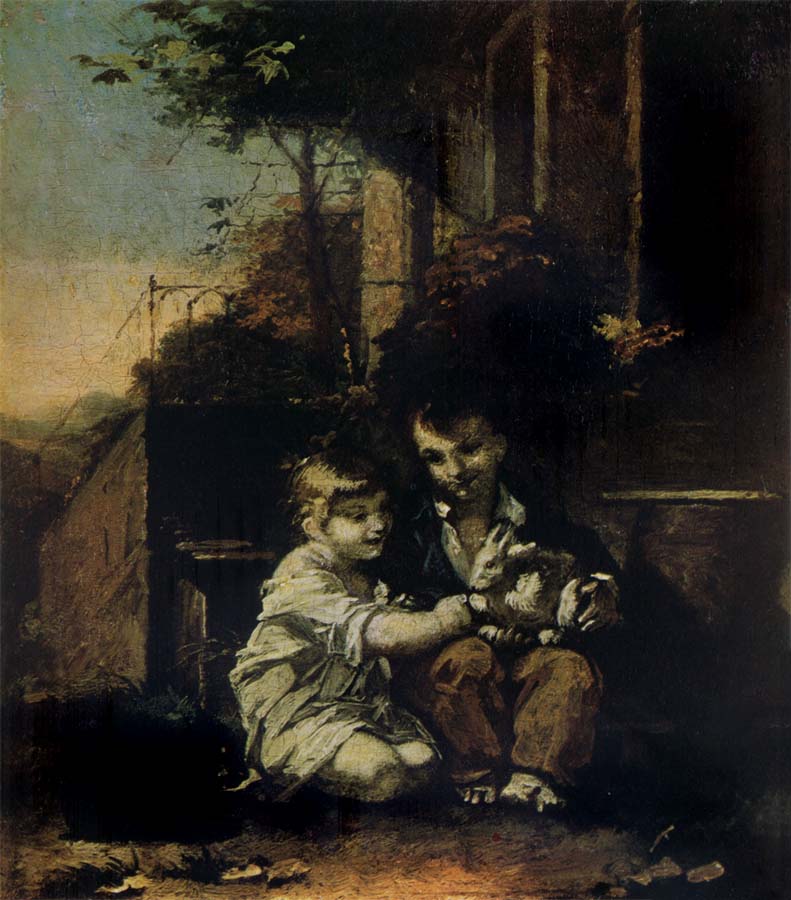 Children with a Rabbit